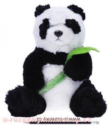 Medvídek Panda s listem