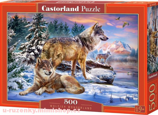 Puzzle 500 dílků - Vlčí říše