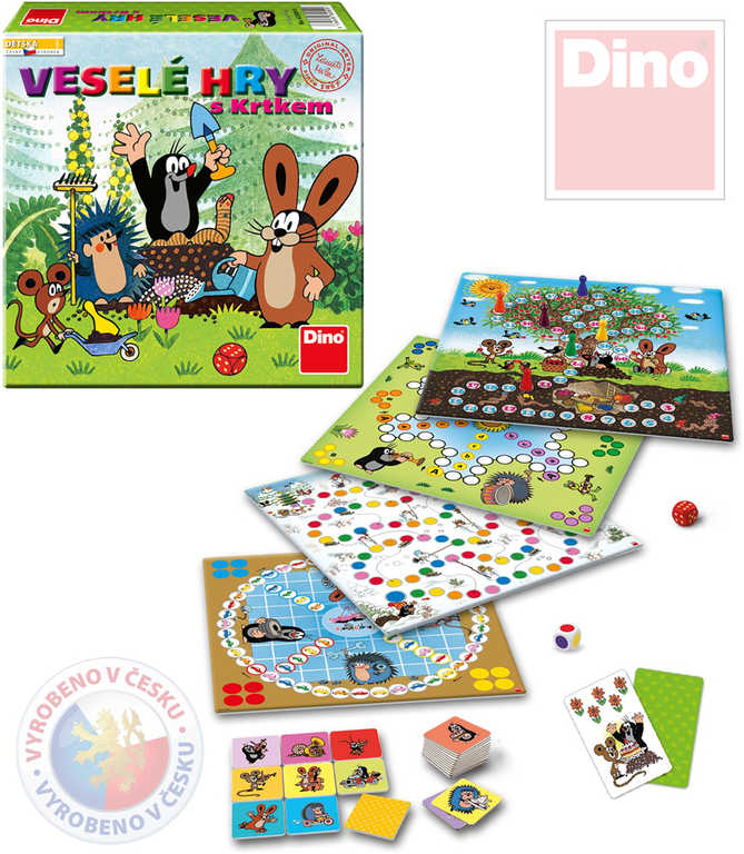 Hra Veselé hry s Krtkem (Krteček) set 5 her 5v1