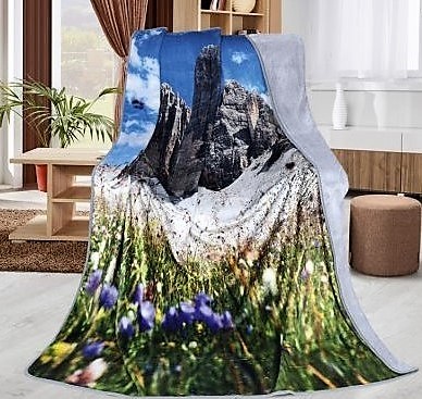Přikrývka FOTOTISK skály 150x200cm