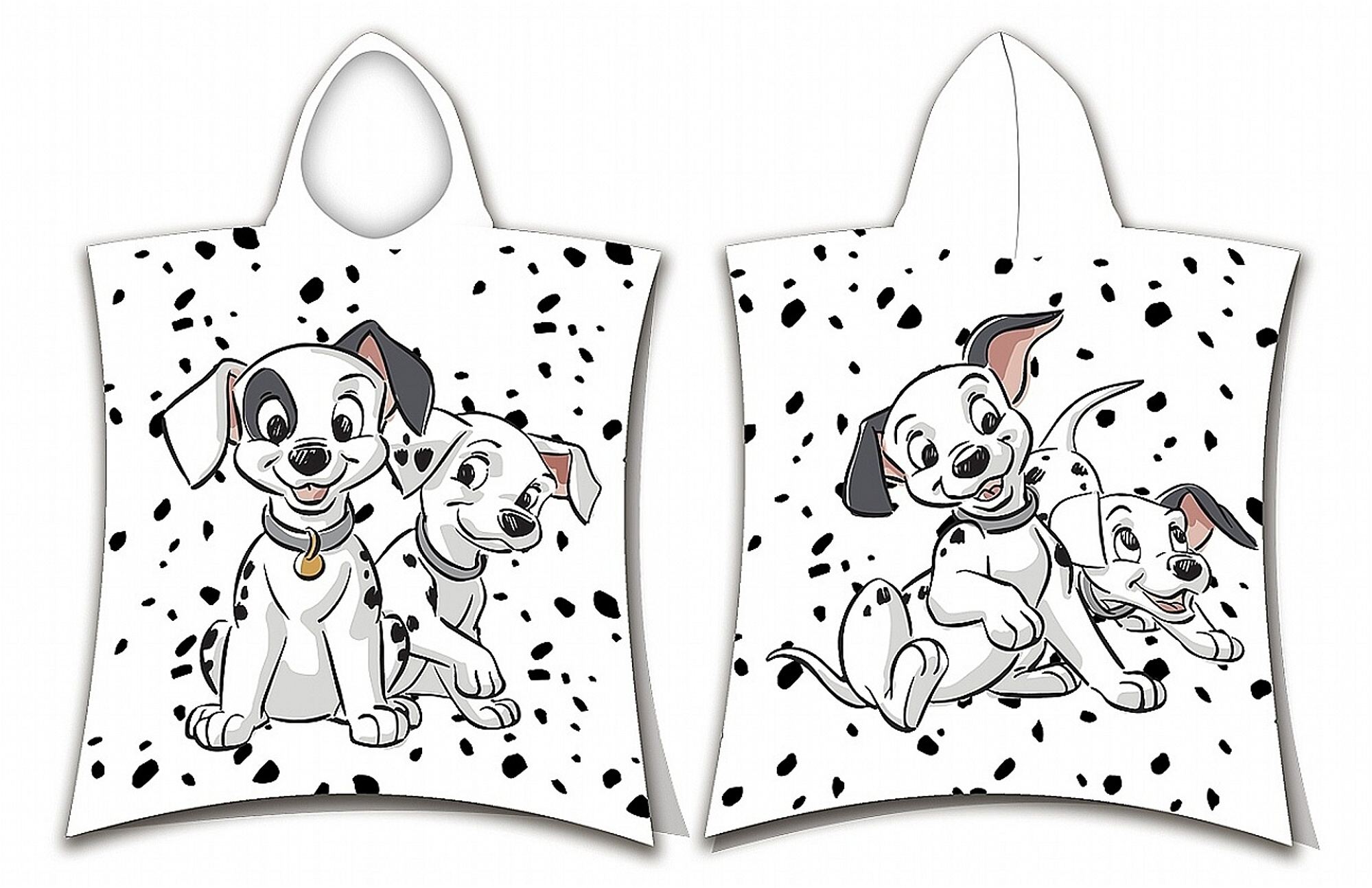 Plážová osuška pončo 101 Dalmatians 03 50x115 cm