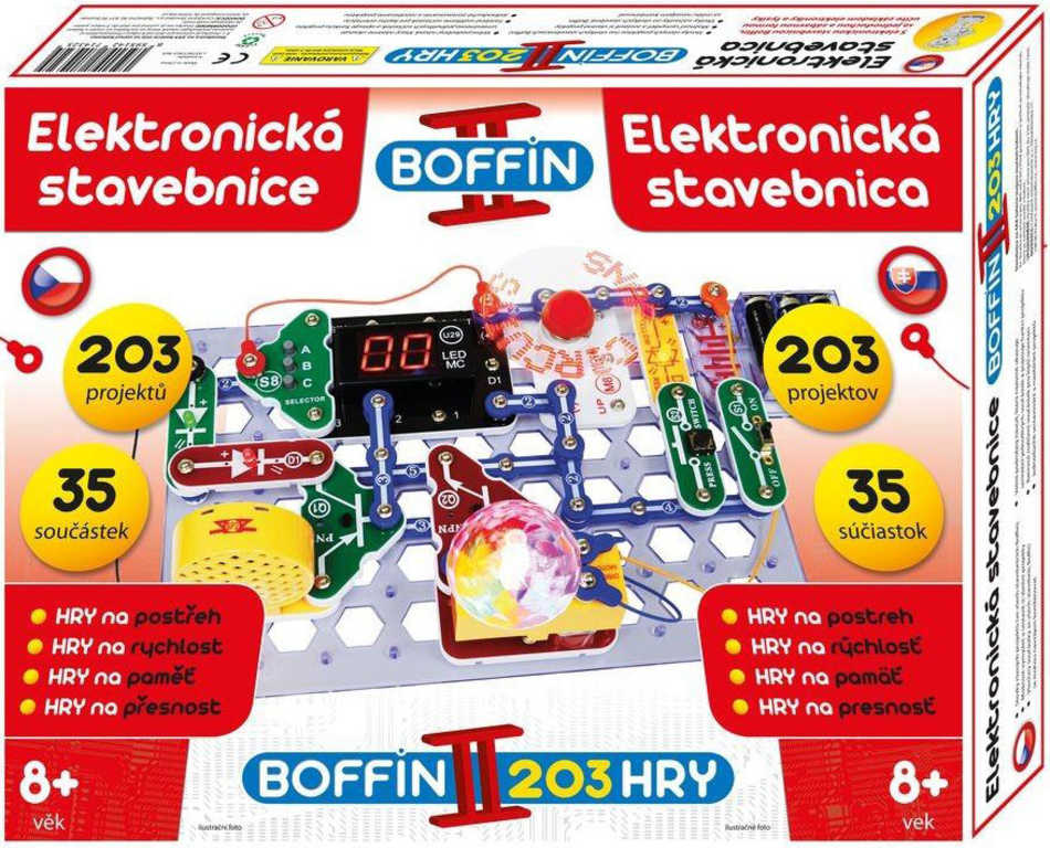 Boffin II. HRY 203 projektů 35 součástek na baterie elektronická