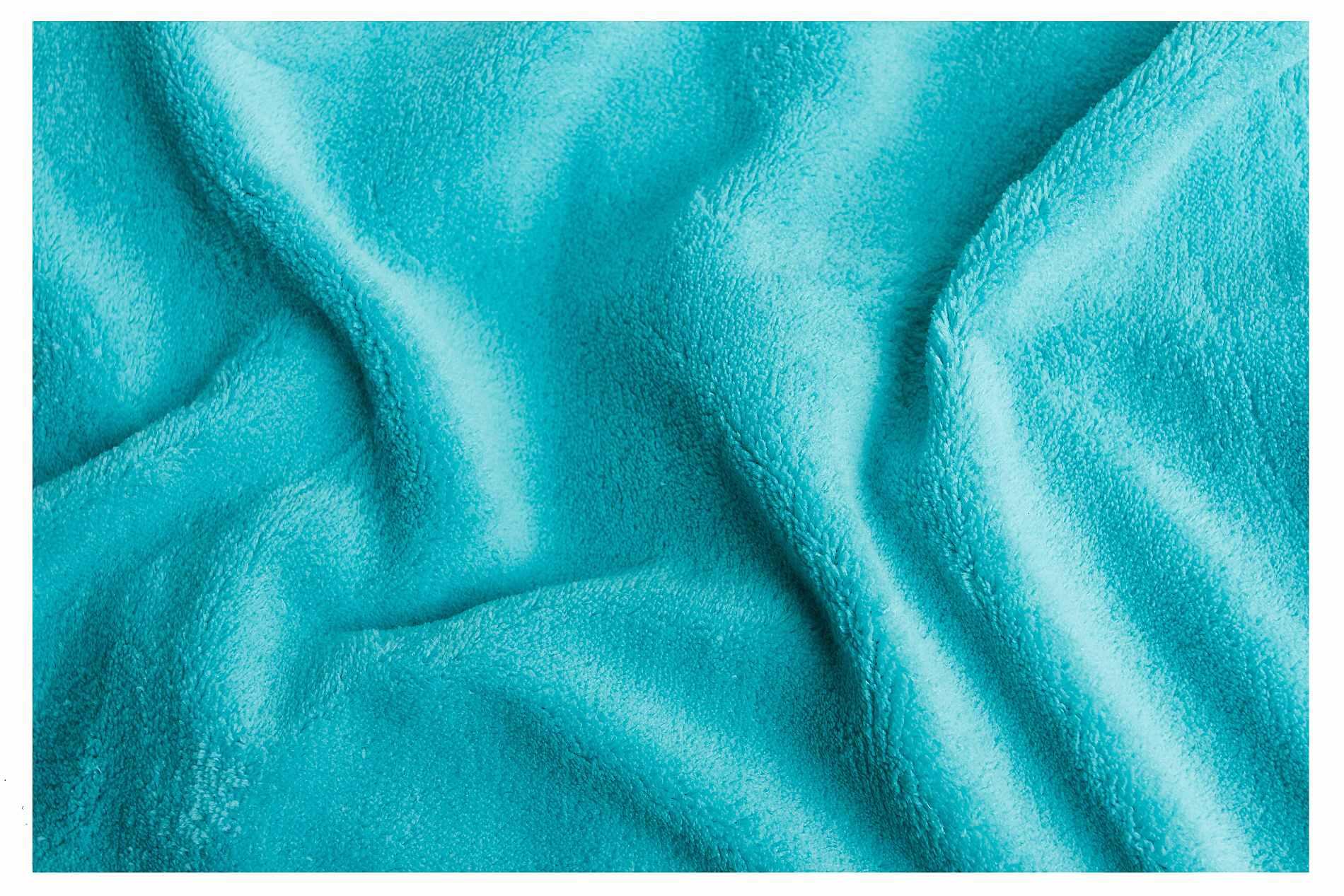 Prostěradlo mikroflanel tyrkys 180x200x20 cm