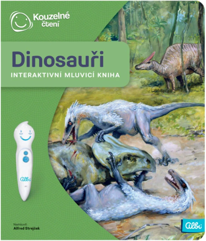 Kouzelné čtení Kniha interaktivní Dinosauři