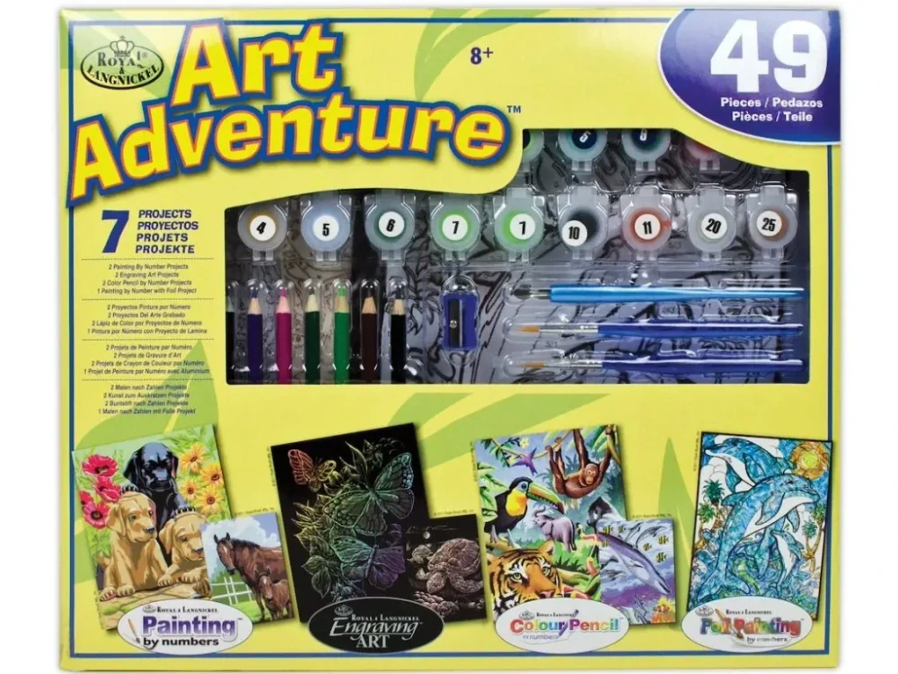 Art Adventure- žlutá velká sada tvoření