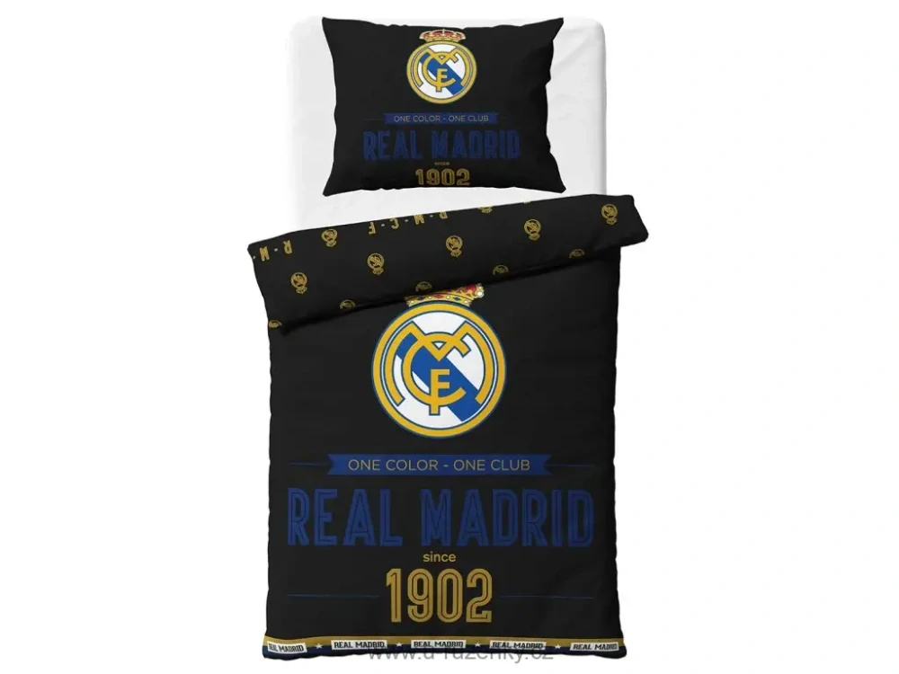 Fotbalové povlečení Real Madrid Royal Black