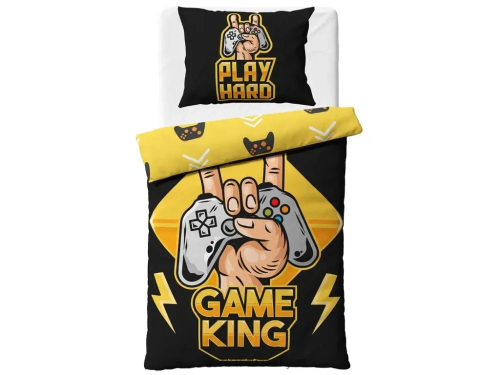 Bavlněné povlečení Gamer King
