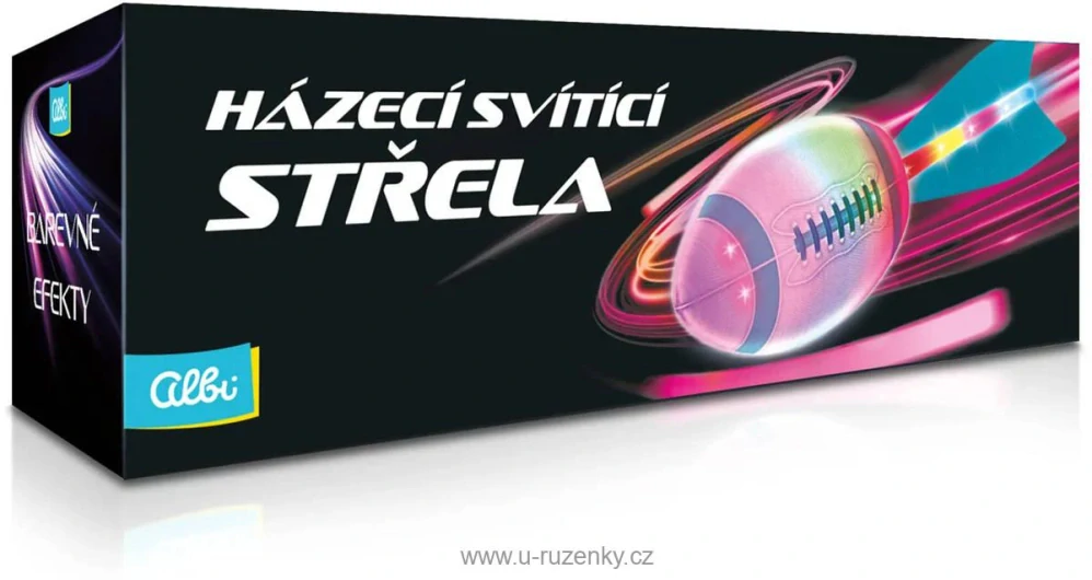 Házecí svítící střela na baterie USB LED