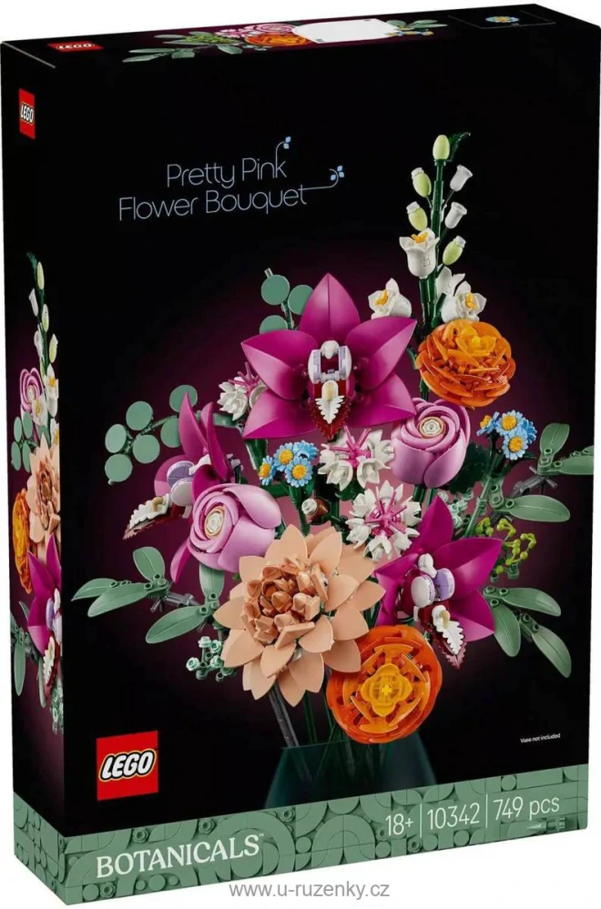LEGO BOTANICALS Krásná kytice růžových květin