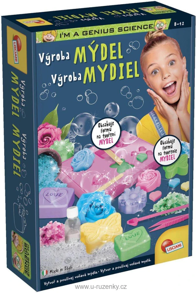 Výroba mýdel Květy kreativní dětská tvořivá sada