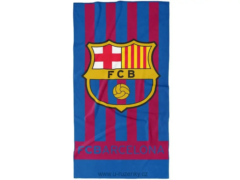 Fotbalová osuška FC Barcelona Vertical