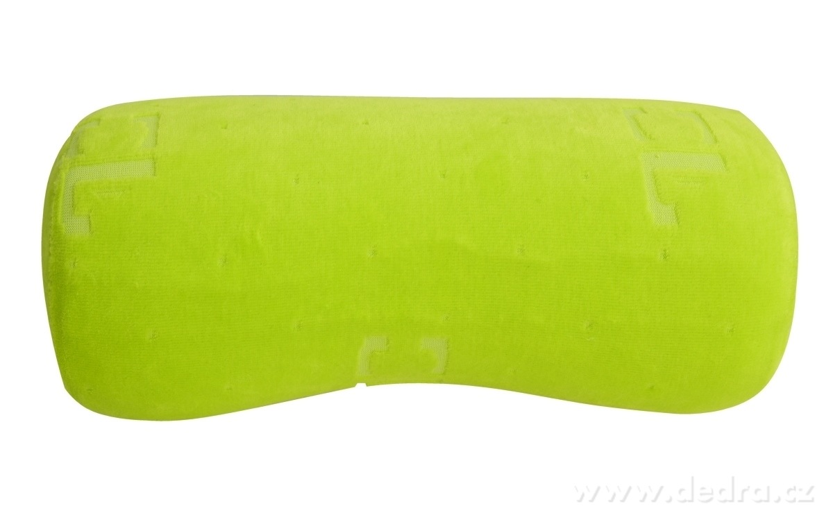 ANATOMIXX® 26 cm váleček pod hlavu a krk z pamětové pěny,s fixační páskou na připevnění
