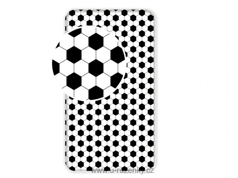 Prostěradlo Fotbal 90x200x25 cm