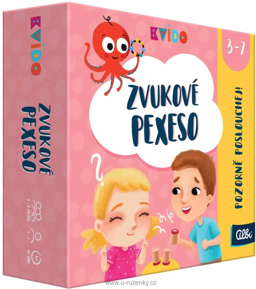 HRA Zvukové pexeso Kvído