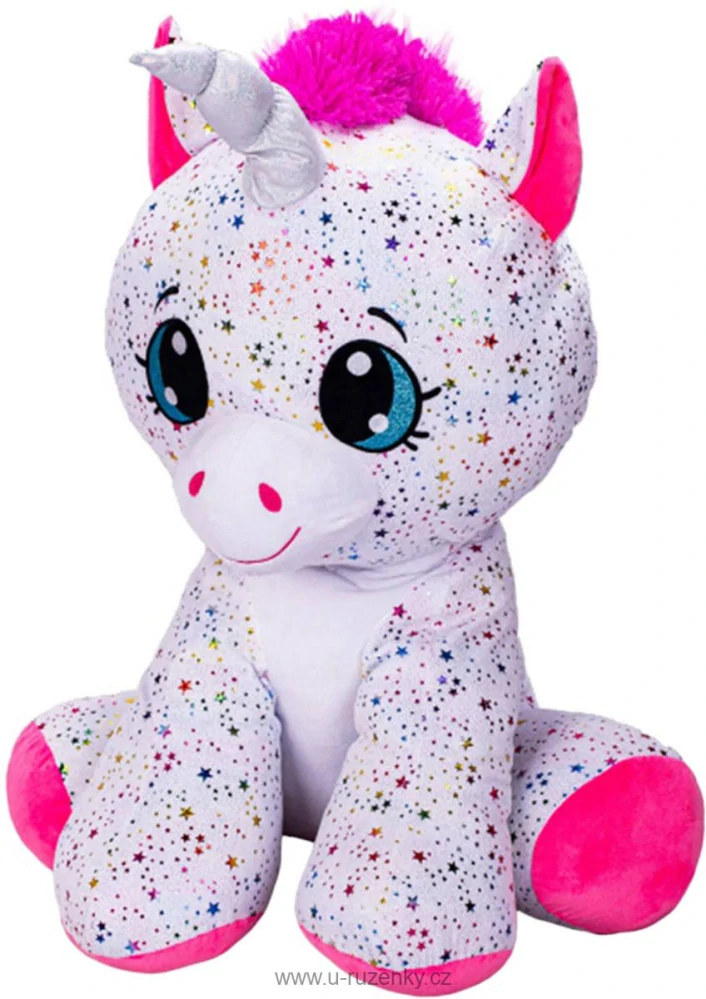 Jednorožec Star Sparkle 70cm třpytivý sedící