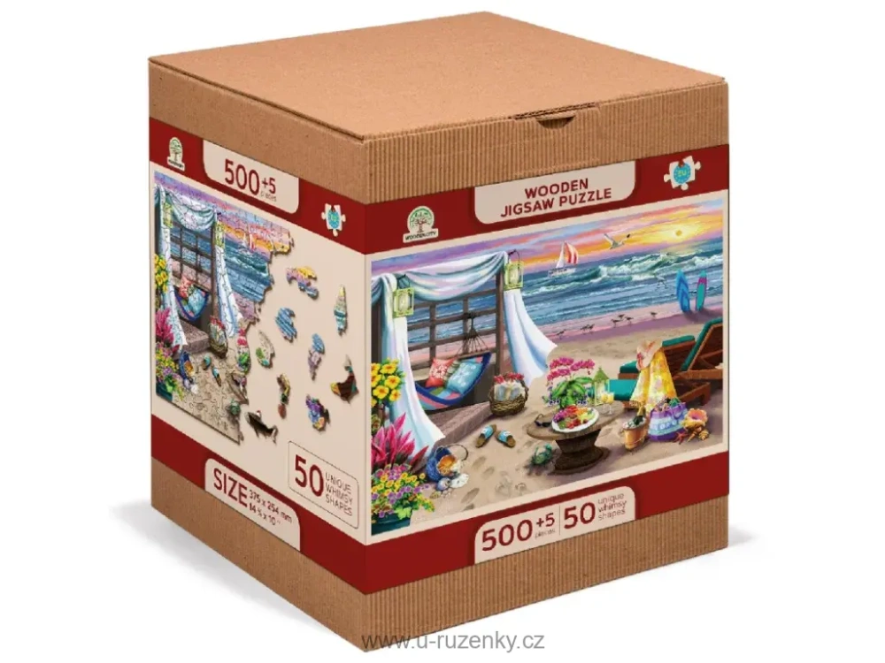 Dřevěné Puzzle Letní čas, L 505 dílků