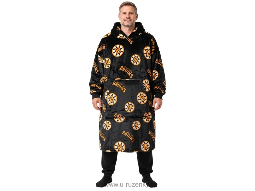 Mikinová deka NHL Boston Bruins velikost XL