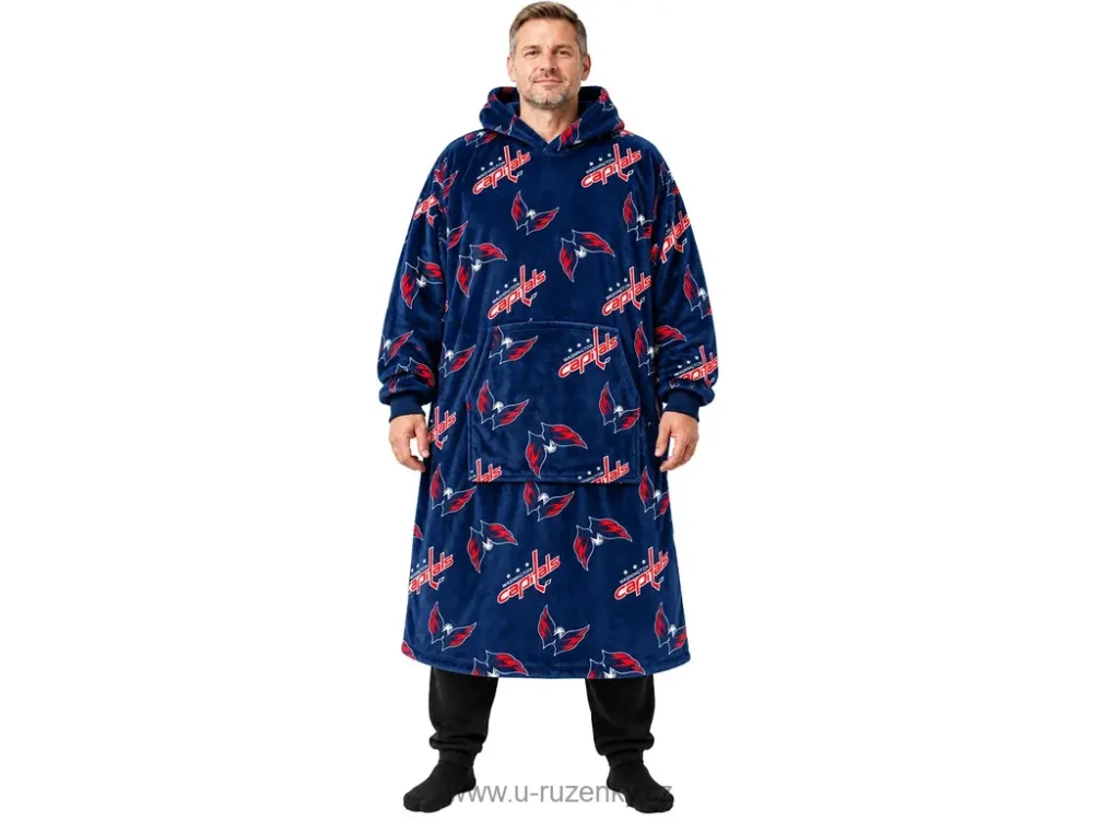 Mikinová deka NHL Washington Capitals velikost XL