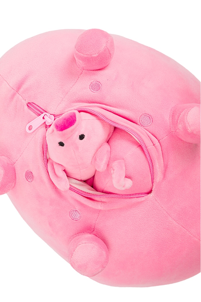 Polštářek mikrospandex prasátko a selátka 35 cm