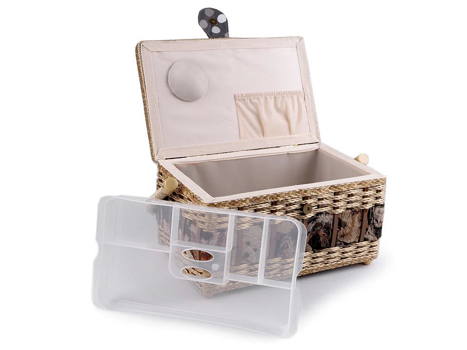 Kazeta / košík na šití čalouněný Kód: 710488