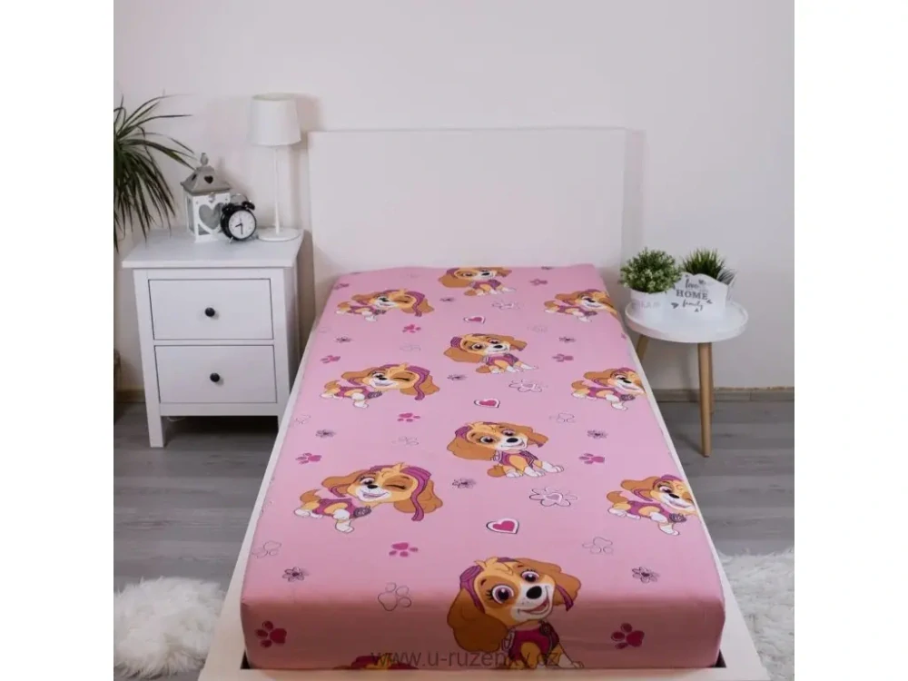 Prostěradlo Paw Patrol 571 90x200x25 cm