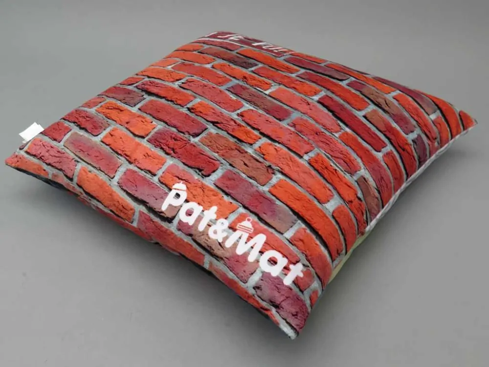 Polštář Pat a Mat Mistr kutil 30x30cm