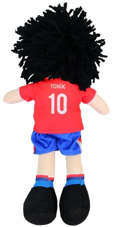  Panáček textilní Toník fotbalista hadrová panenka na baterie 
