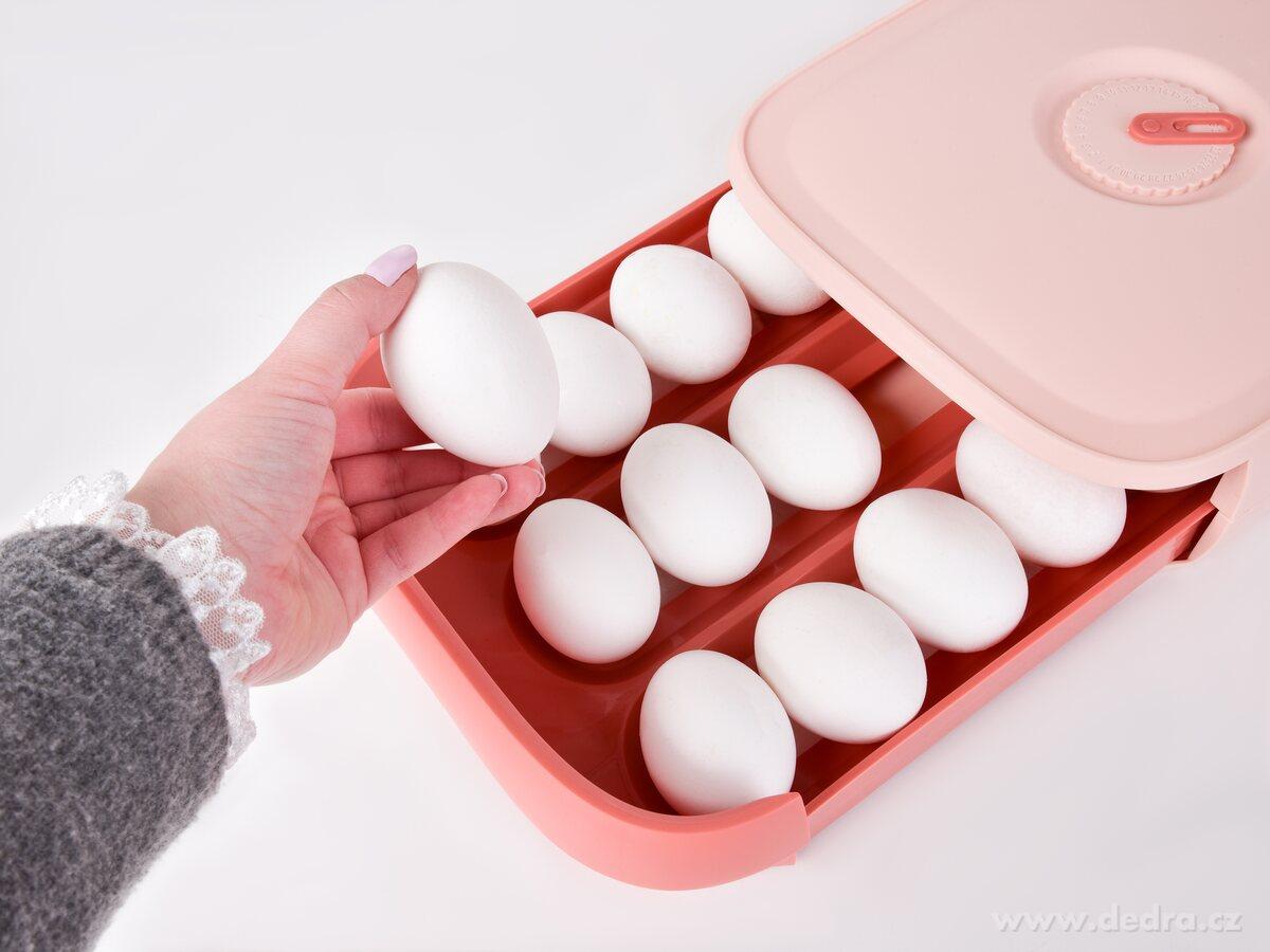 Samospádový box na vajíčka VEJCOPÁD, na 18 ks vajec