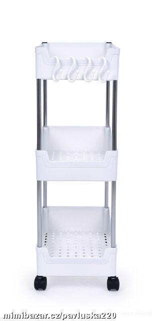 Pojízdný regál SLIM STEEL 21 cm do úzkých prostor