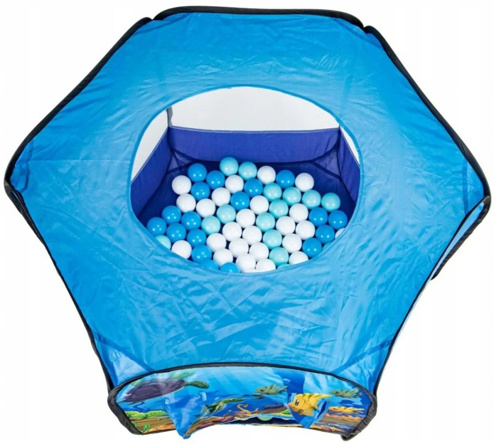Stan podmořský svět 90x70x90cm baby herní set s míčky 100ks