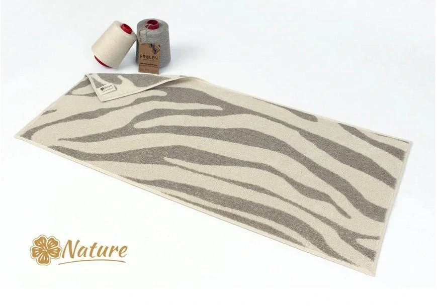 DÁRKOVĚ BALENÁ OSUŠKA ZEBRA EXCLUSIVE NATURAL - LNĚNÁ A BAVLNĚNÁ SMYČKA
