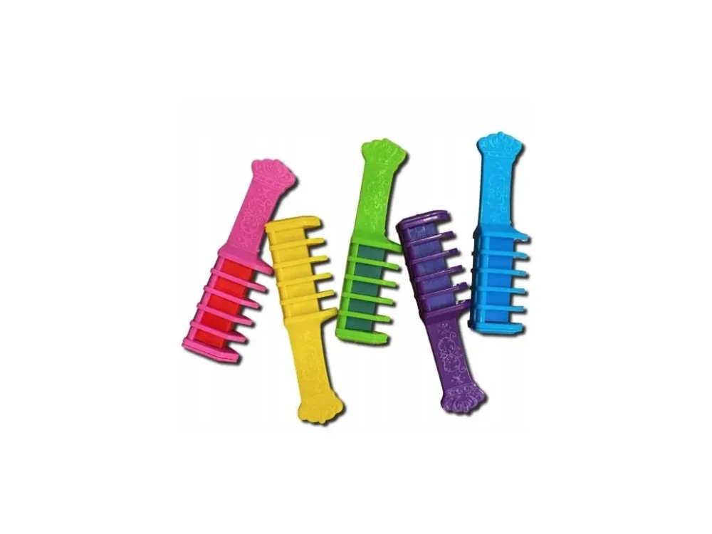 Barevné křídy na vlasy, 5 barev