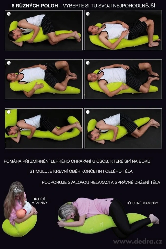 ANATOMIXX® TULÍTKO® 6v1 | terapeutický polštář z paměťové pěny | relaxační & polohovací pomůcka