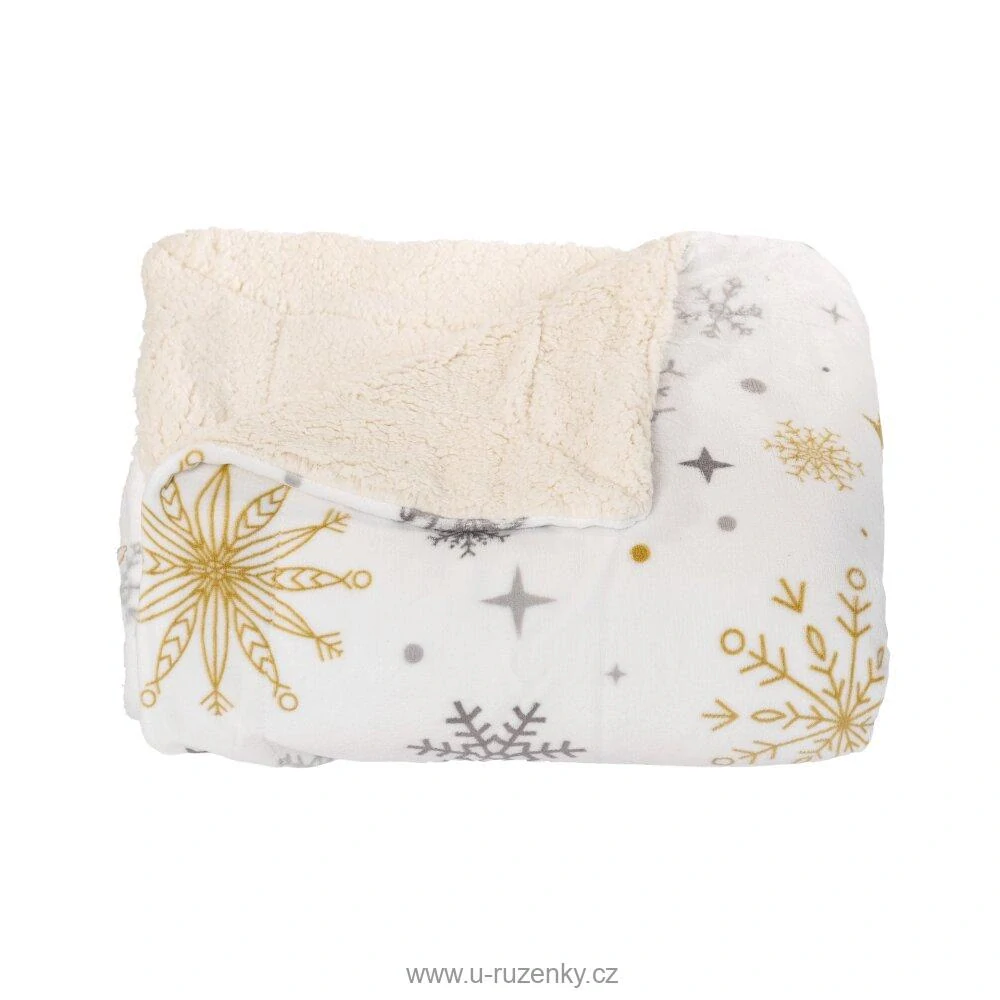 Beránková deka magic white 150 x 200
