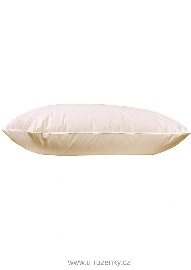 Polštář peří 70x90 1100g krémová sypka