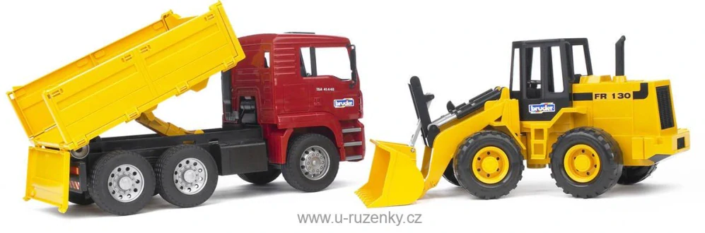 Nákladní automobil MAN TGA s čelním nakladačem