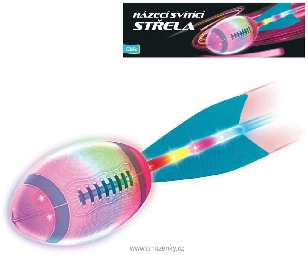 Házecí svítící střela na baterie USB LED