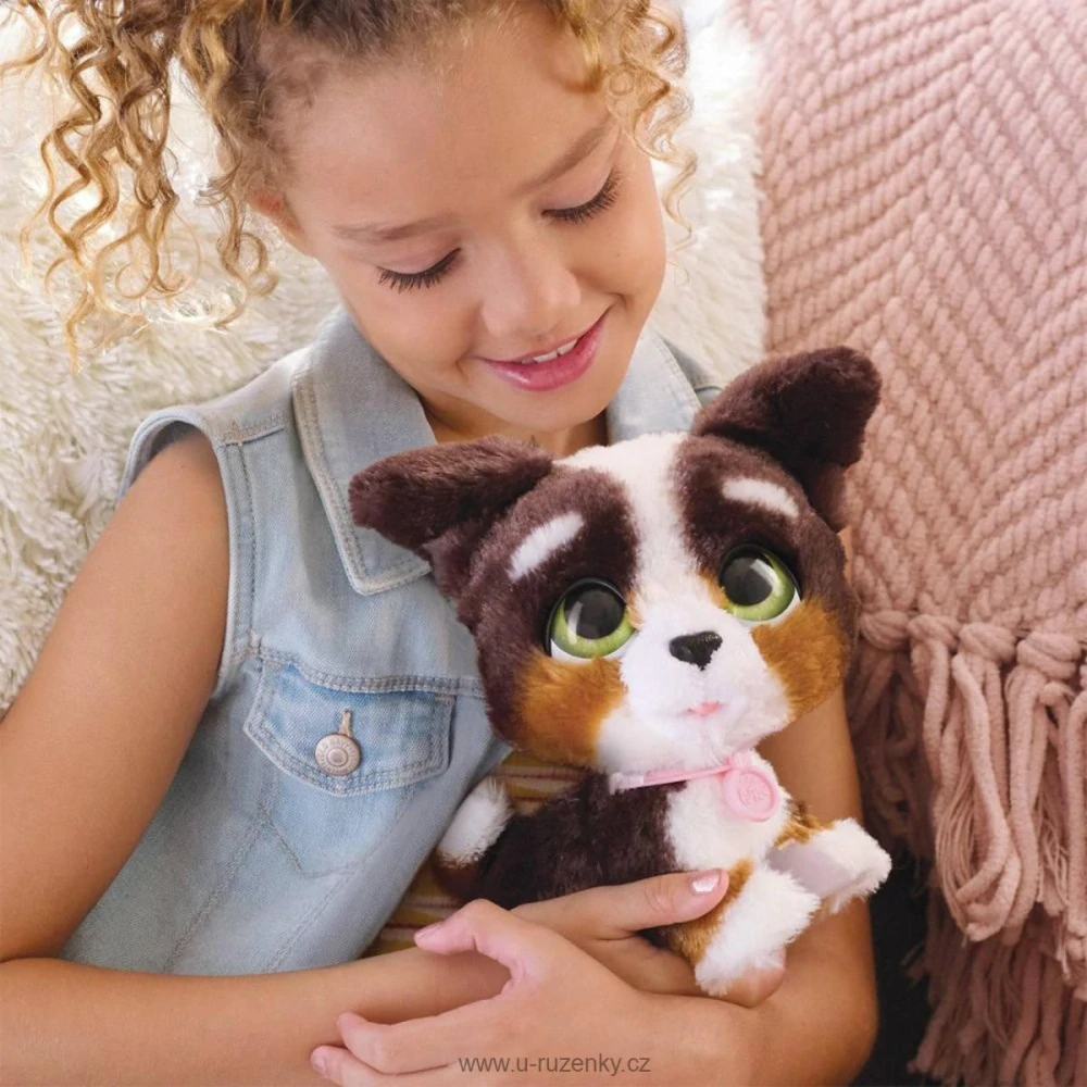 FurReal Wag-A-Lot Bernardýn pes interaktivní na vodítku na baterie