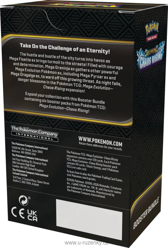 Pokémon TCG: ME04 Chaos Rising Booster Bundle set 6x booster