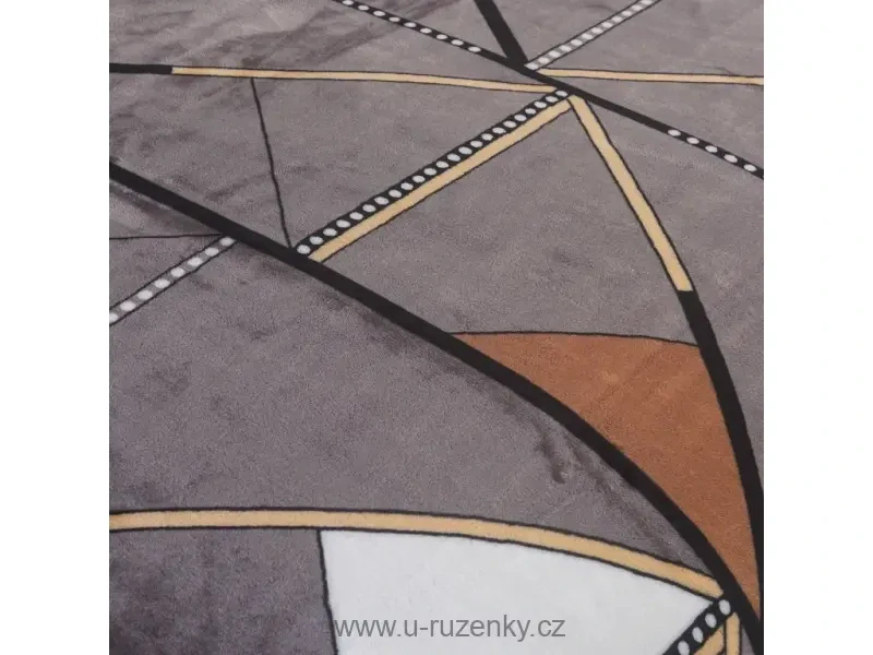 Mikroflanelové povlečení Fernando šedý 140x200, 70x90 cm