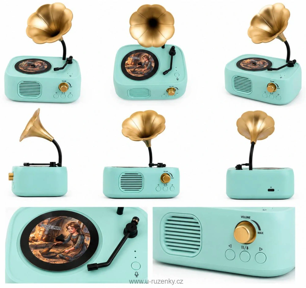 Kouzelný gramofon pohádky a písničky na baterie
