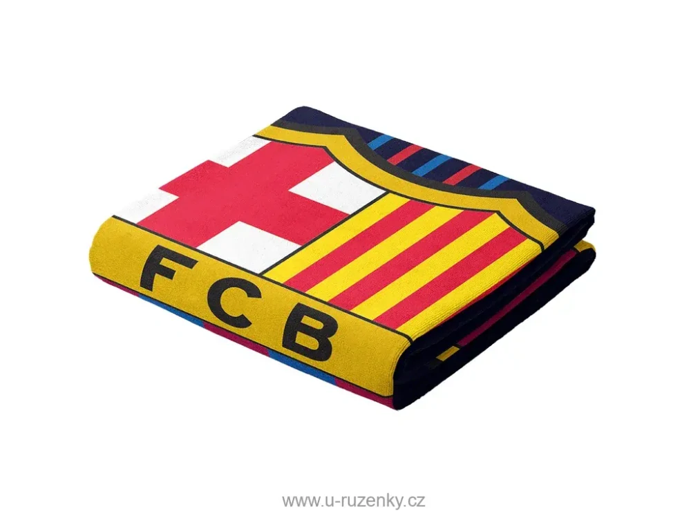 Fotbalová osuška FC Barcelona Racing