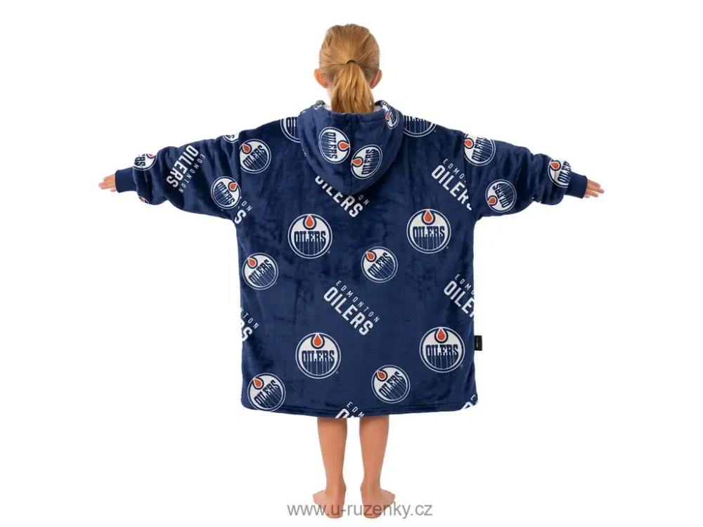 Mikinová deka NHL Edmonton Oilers velikost S