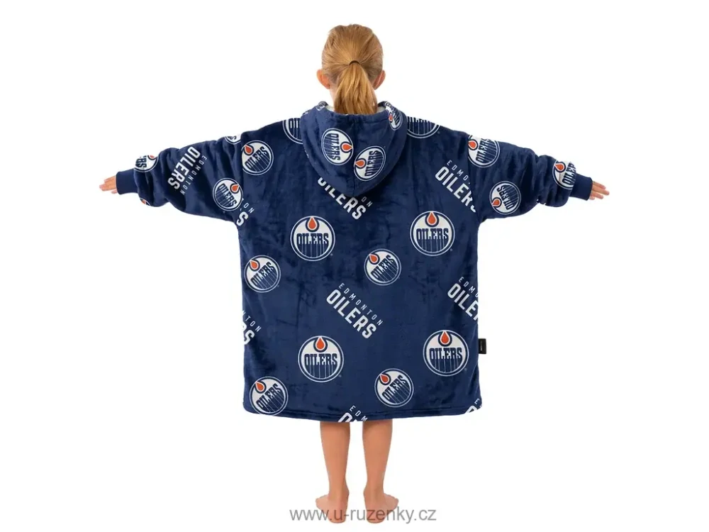 Mikinová deka NHL Edmonton Oilers velikost M