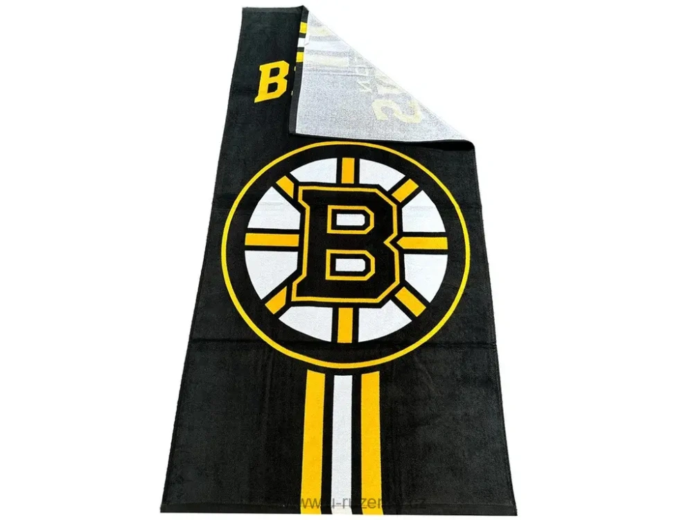 Froté osuška NHL Boston Bruins Prestige Black 70x140 cm