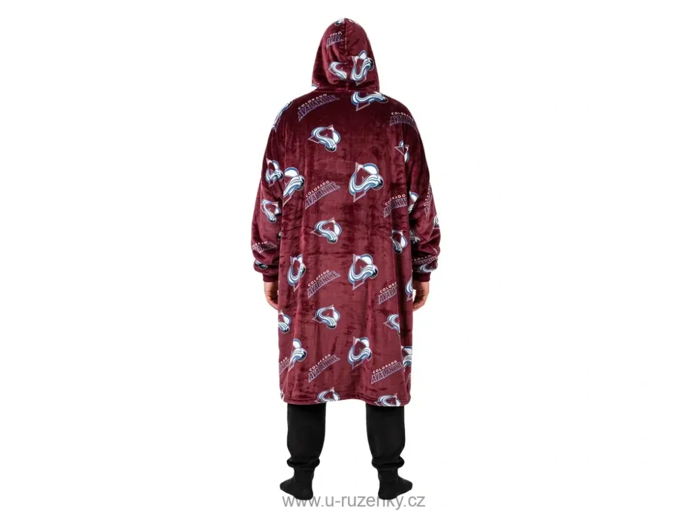 Mikinová deka NHL Colorado Avalanche velikost XL