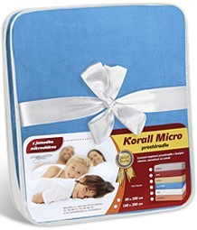 Prostěradlo Korall micro 90x200