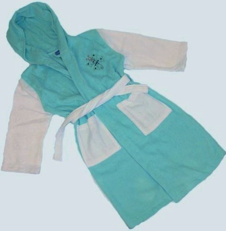 Dětský froté župan s výšivkou 2 roky 