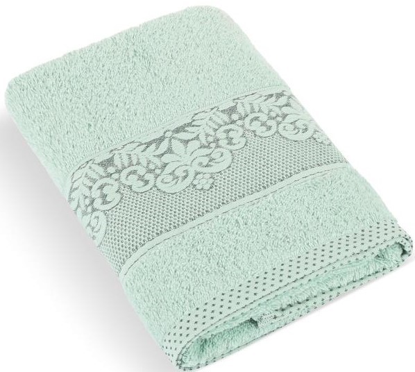 Froté ručník nebo osuška Orchidea světle zelená