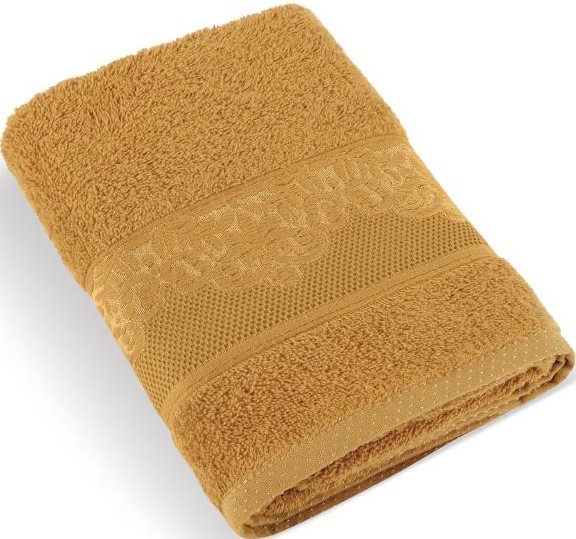 Froté ručník nebo osuška Orchidea hořčicová